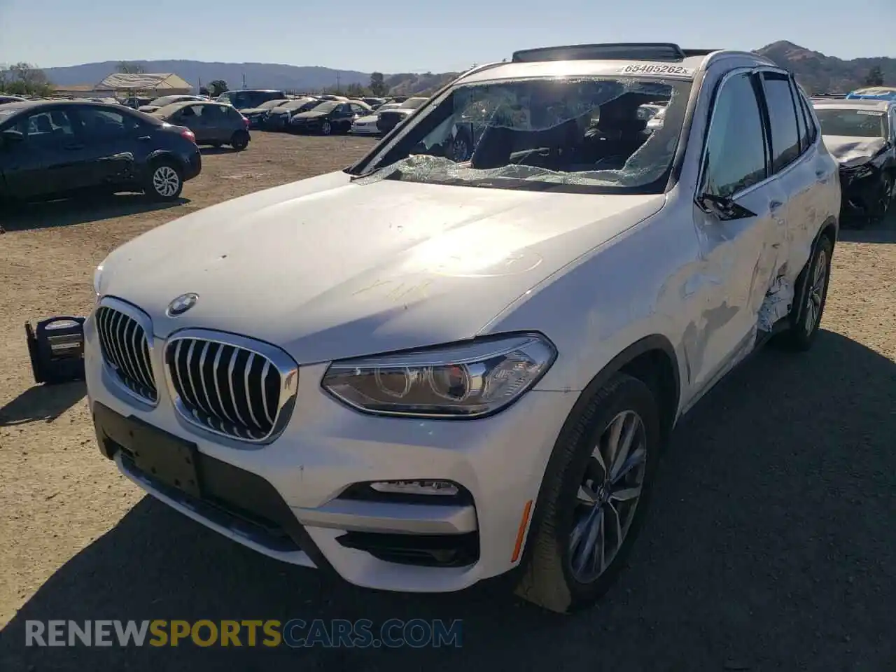 2 Photograph of a damaged car 5UXTR7C59KLE98432 BMW X3 2019