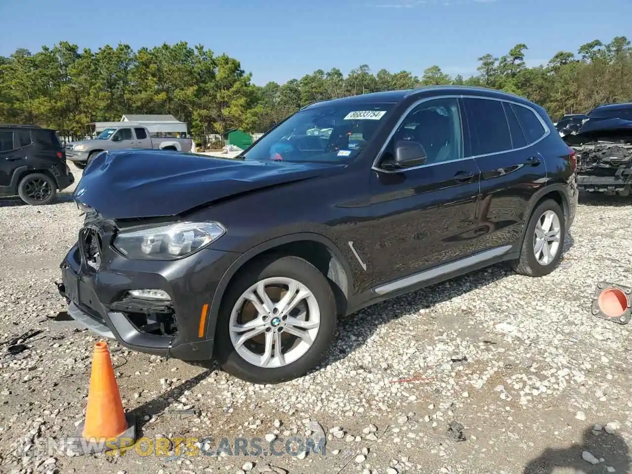 1 Photograph of a damaged car 5UXTR7C59KLF27055 BMW X3 2019