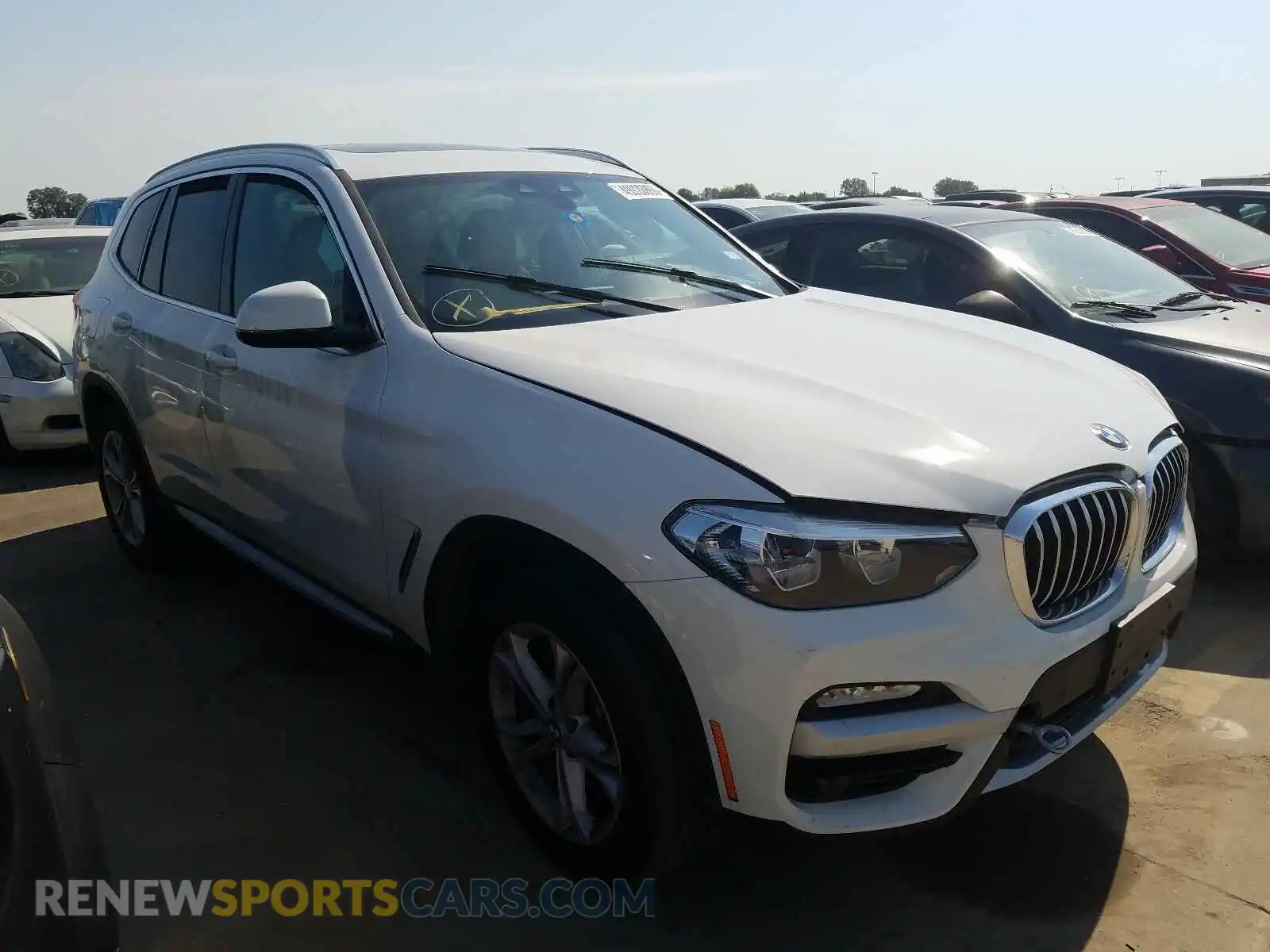 1 Photograph of a damaged car 5UXTR7C59KLF28643 BMW X3 2019