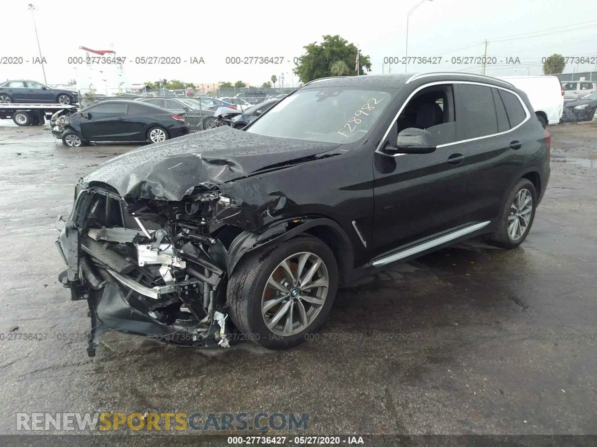 2 Photograph of a damaged car 5UXTR7C59KLF28982 BMW X3 2019