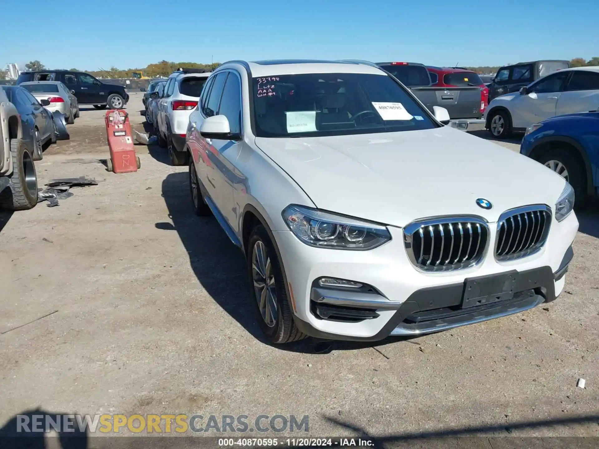 1 Фотография поврежденного автомобиля 5UXTR7C59KLF30814 BMW X3 2019