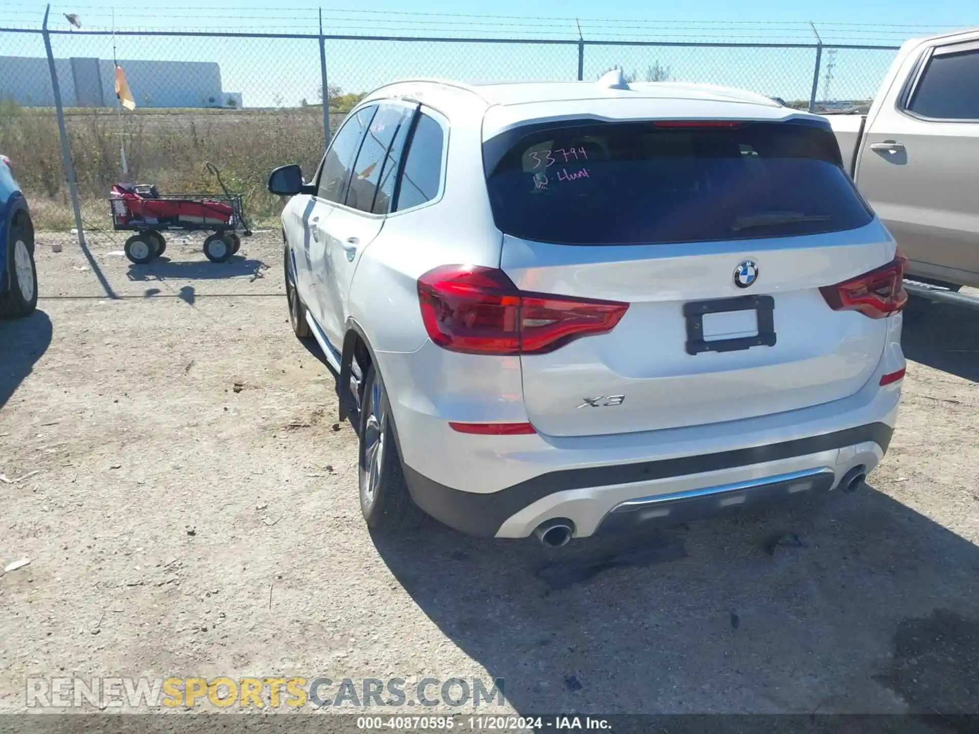 3 Фотография поврежденного автомобиля 5UXTR7C59KLF30814 BMW X3 2019
