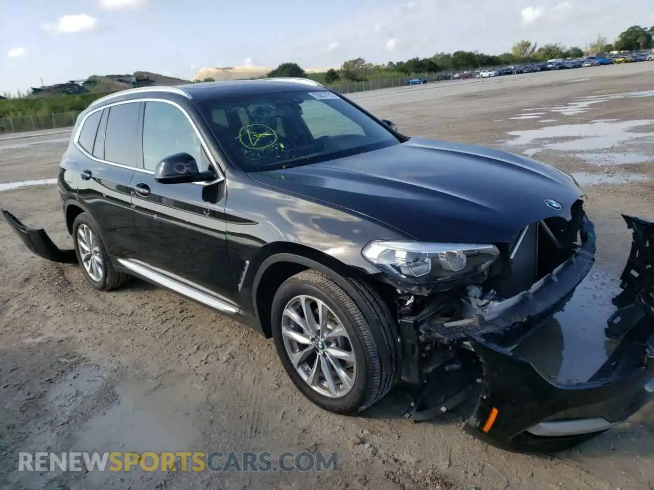 1 Photograph of a damaged car 5UXTR7C59KLF31493 BMW X3 2019