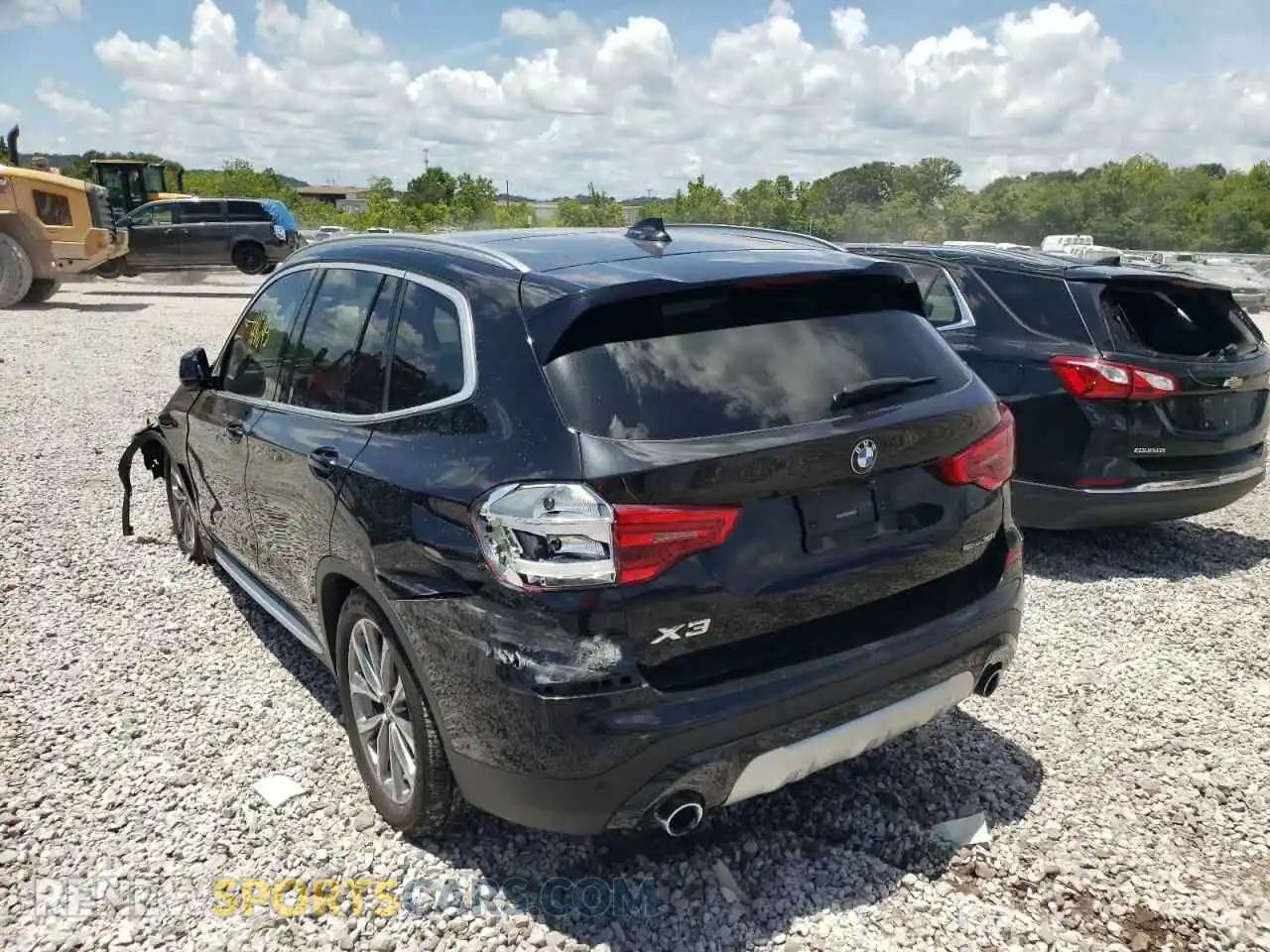 3 fotografías del automóvil dañado 5UXTR7C59KLF31719 BMW X3 2019