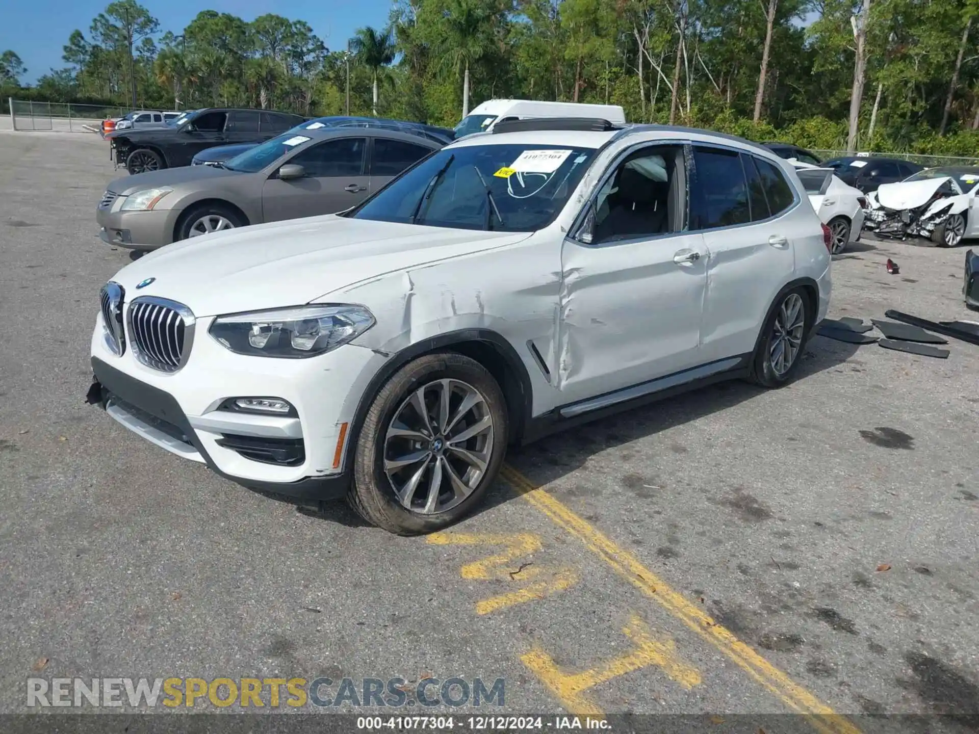 2 Photograph of a damaged car 5UXTR7C59KLF36046 BMW X3 2019