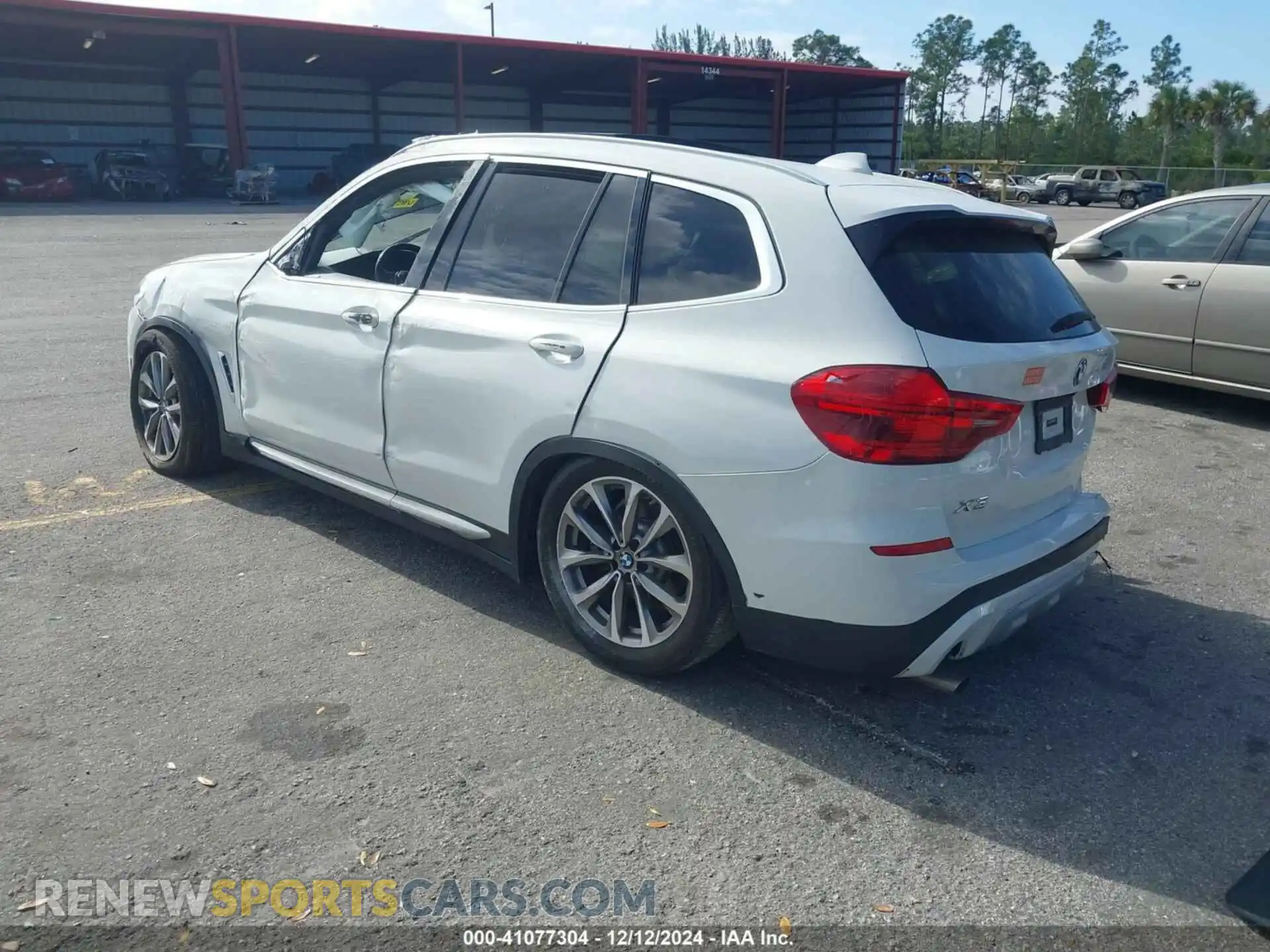 3 Photograph of a damaged car 5UXTR7C59KLF36046 BMW X3 2019