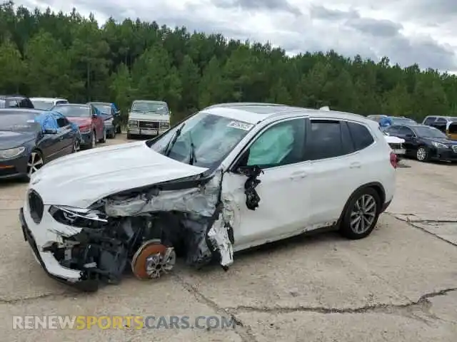 1 fotografías del automóvil dañado 5UXTR7C59KLF37309 BMW X3 2019