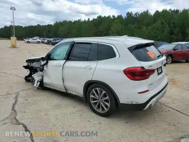 2 fotografías del automóvil dañado 5UXTR7C59KLF37309 BMW X3 2019