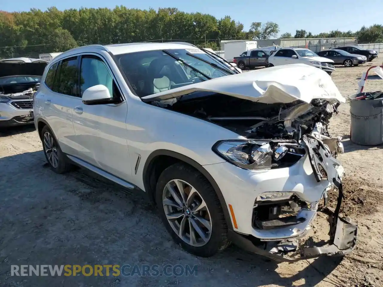 1 Photograph of a damaged car 5UXTR7C59KLR47461 BMW X3 2019