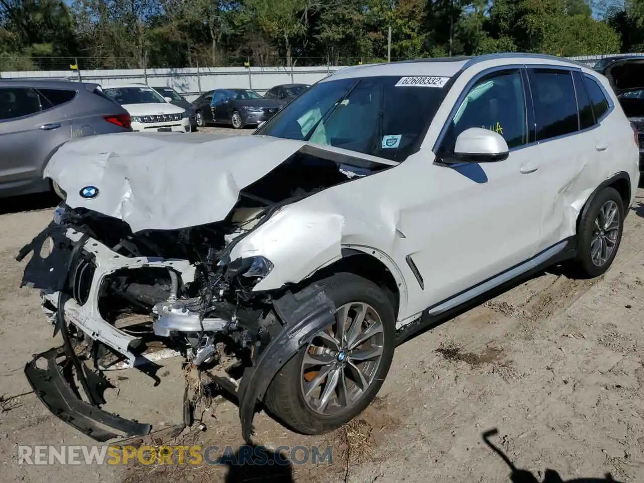 2 Photograph of a damaged car 5UXTR7C59KLR47461 BMW X3 2019