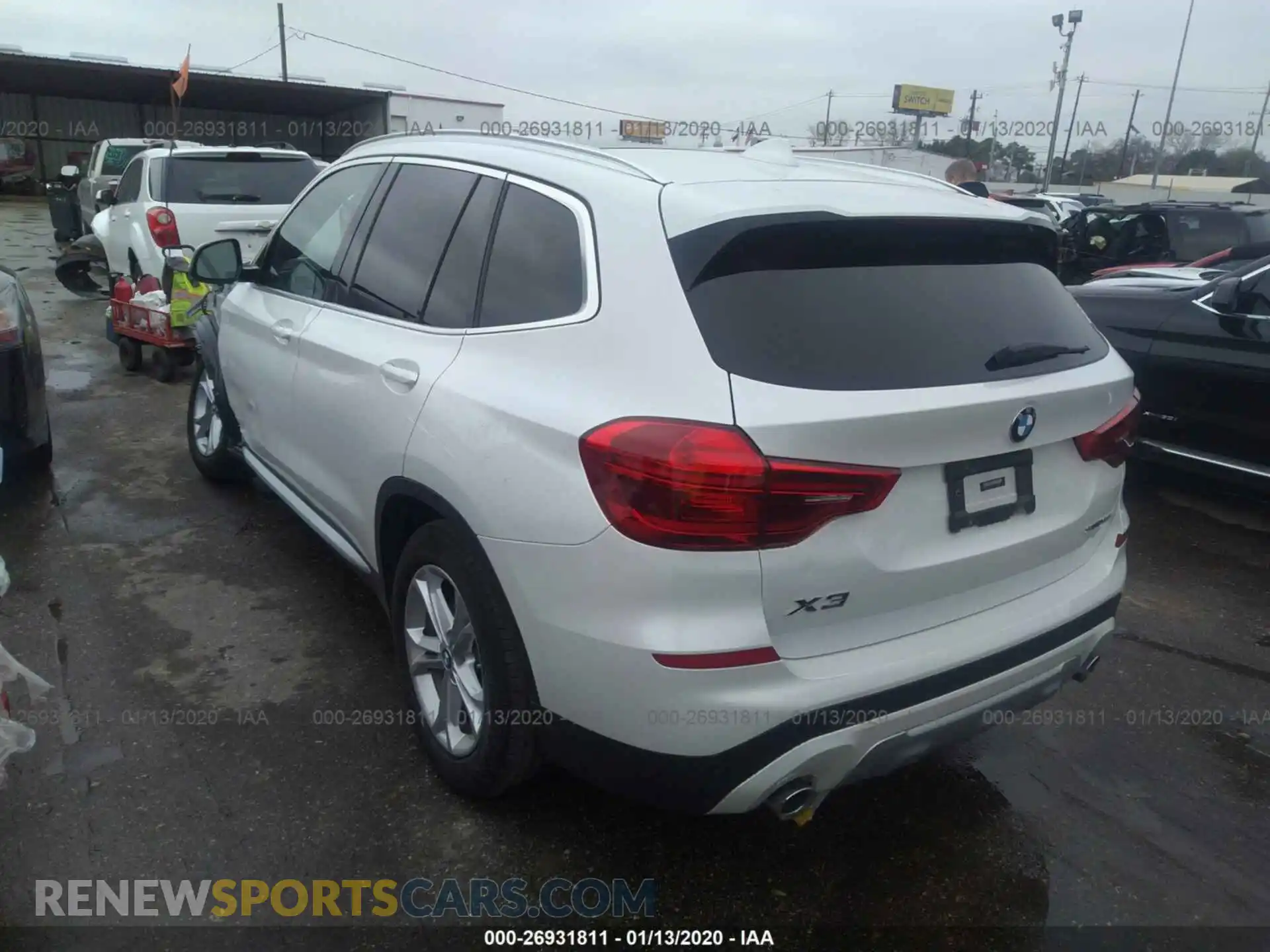 3 Photograph of a damaged car 5UXTR7C5XKLA48322 BMW X3 2019