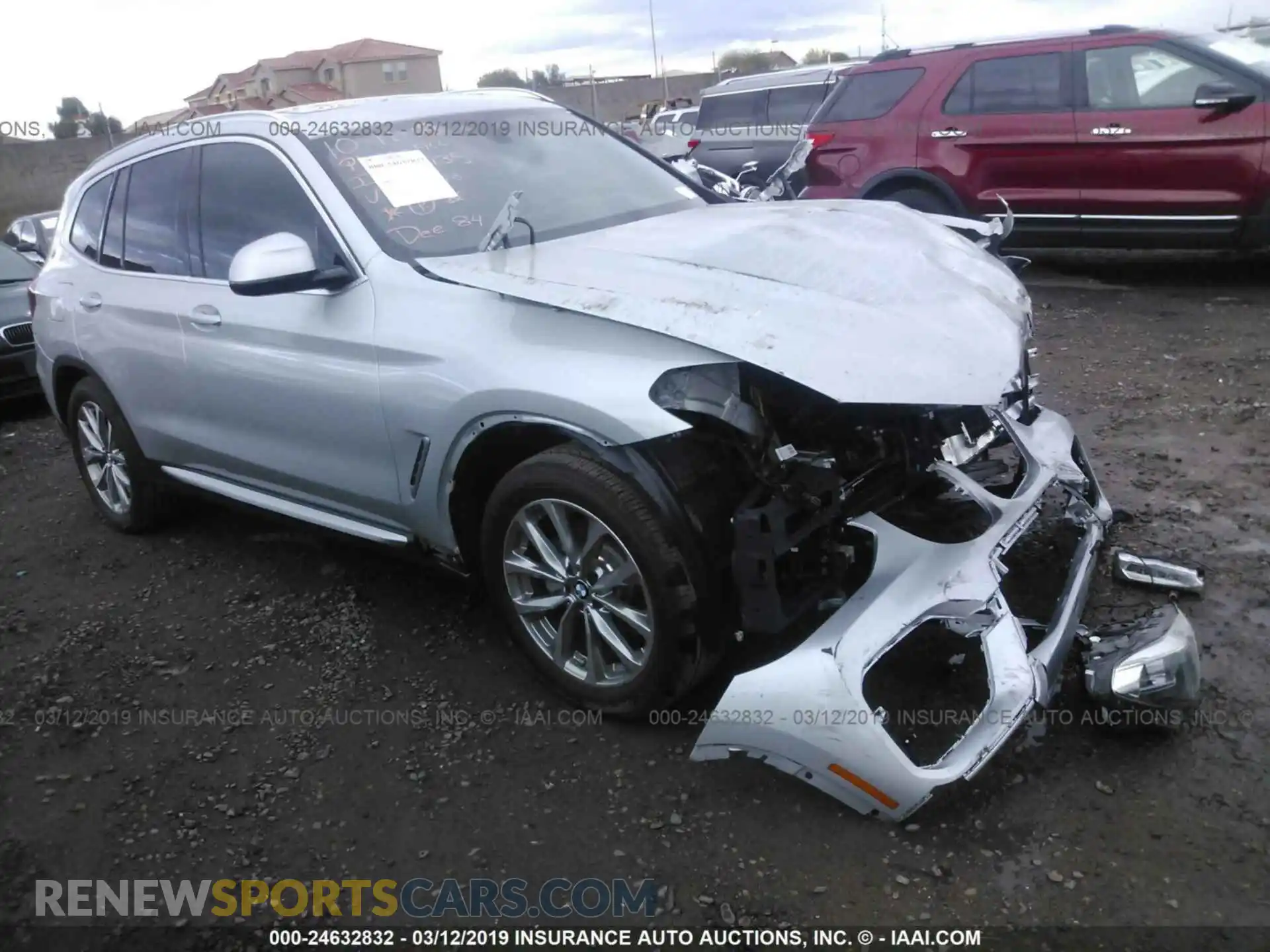 1 Photograph of a damaged car 5UXTR7C5XKLE98178 BMW X3 2019