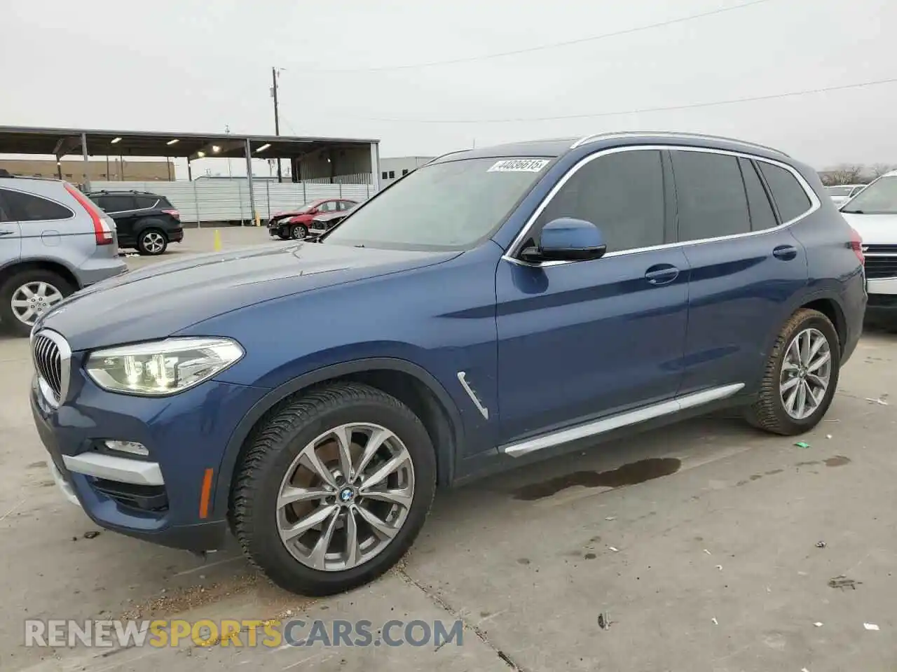 1 Photograph of a damaged car 5UXTR7C5XKLE98200 BMW X3 2019