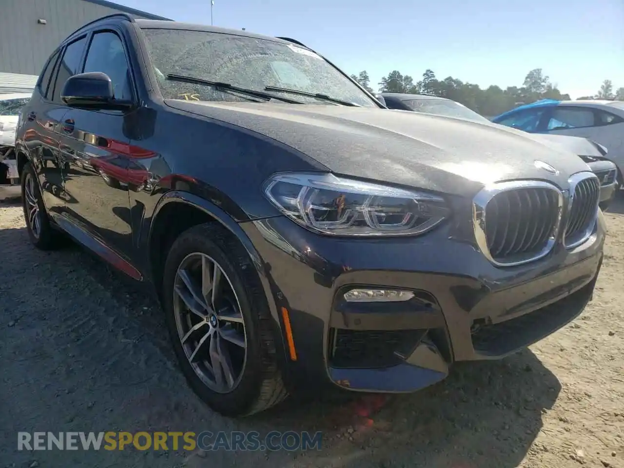 1 Photograph of a damaged car 5UXTR7C5XKLF23712 BMW X3 2019