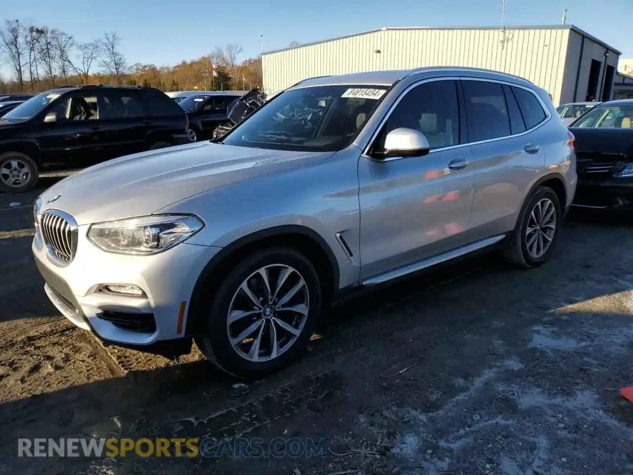 1 Photograph of a damaged car 5UXTR7C5XKLF25167 BMW X3 2019