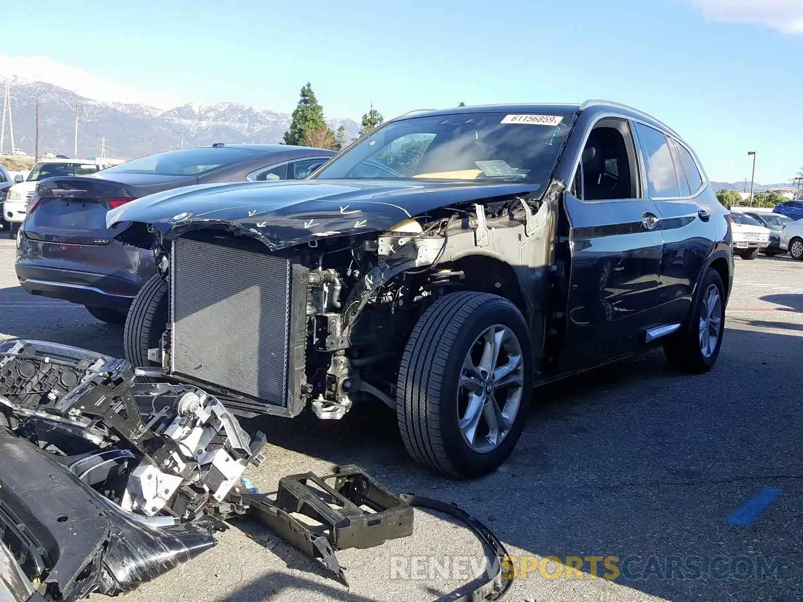2 Фотография поврежденного автомобиля 5UXTR7C5XKLF32099 BMW X3 2019
