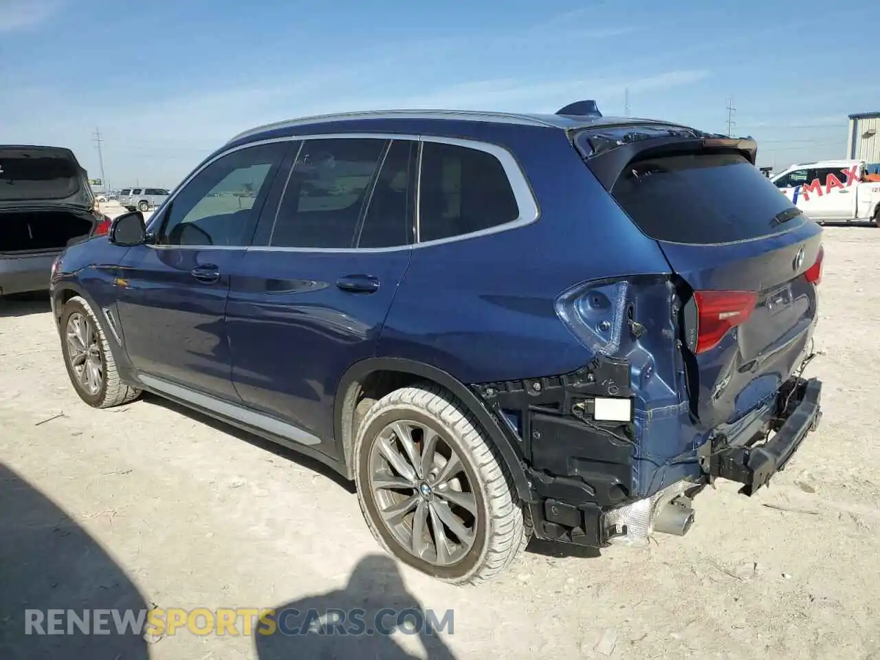 2 Photograph of a damaged car 5UXTR7C5XKLF32300 BMW X3 2019