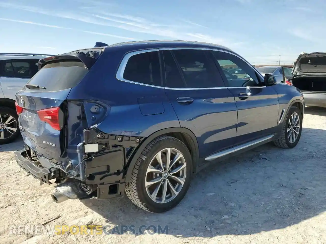 3 Photograph of a damaged car 5UXTR7C5XKLF32300 BMW X3 2019