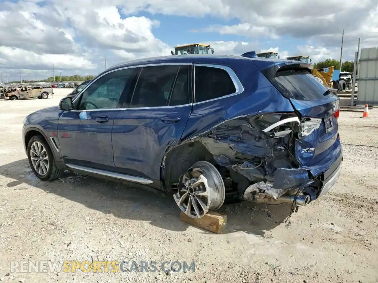 2 Photograph of a damaged car 5UXTR7C5XKLF33026 BMW X3 2019