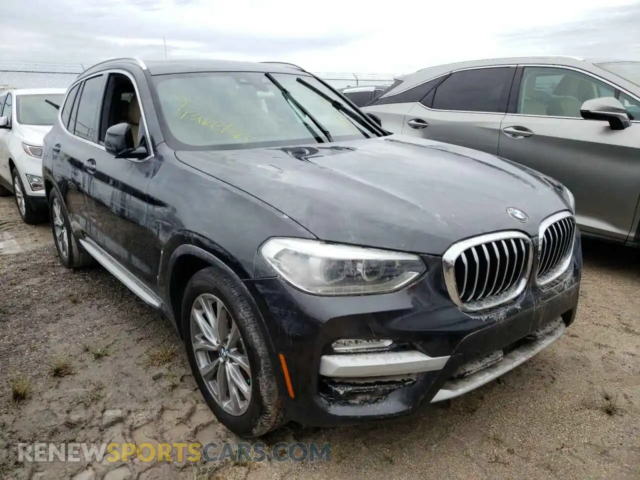 1 Photograph of a damaged car 5UXTR7C5XKLF36153 BMW X3 2019