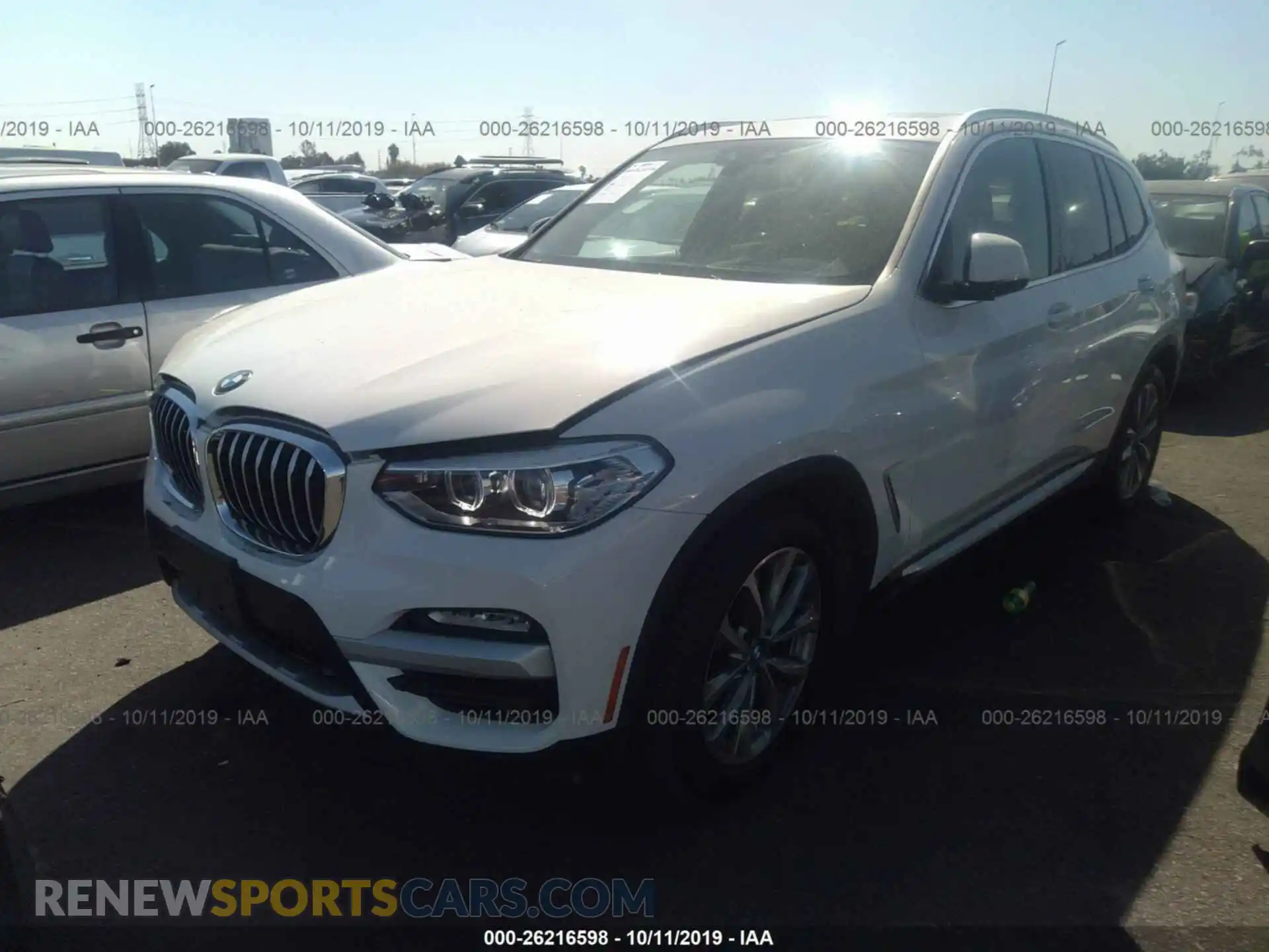 2 Photograph of a damaged car 5UXTR7C5XKLF36881 BMW X3 2019