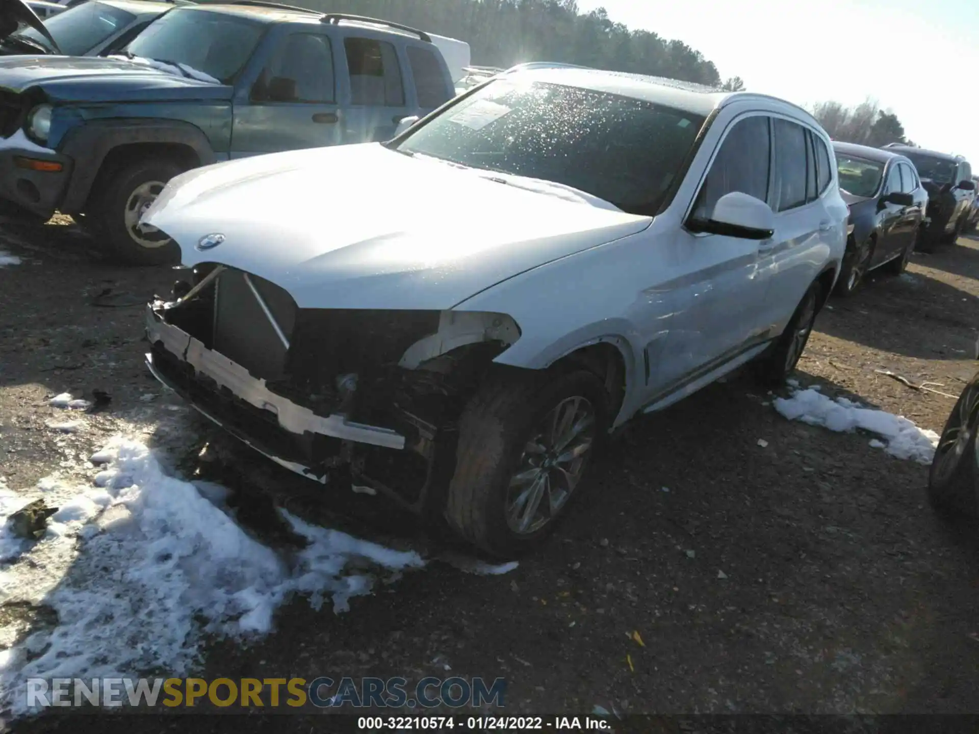 2 Photograph of a damaged car 5UXTR7C5XKLF37335 BMW X3 2019