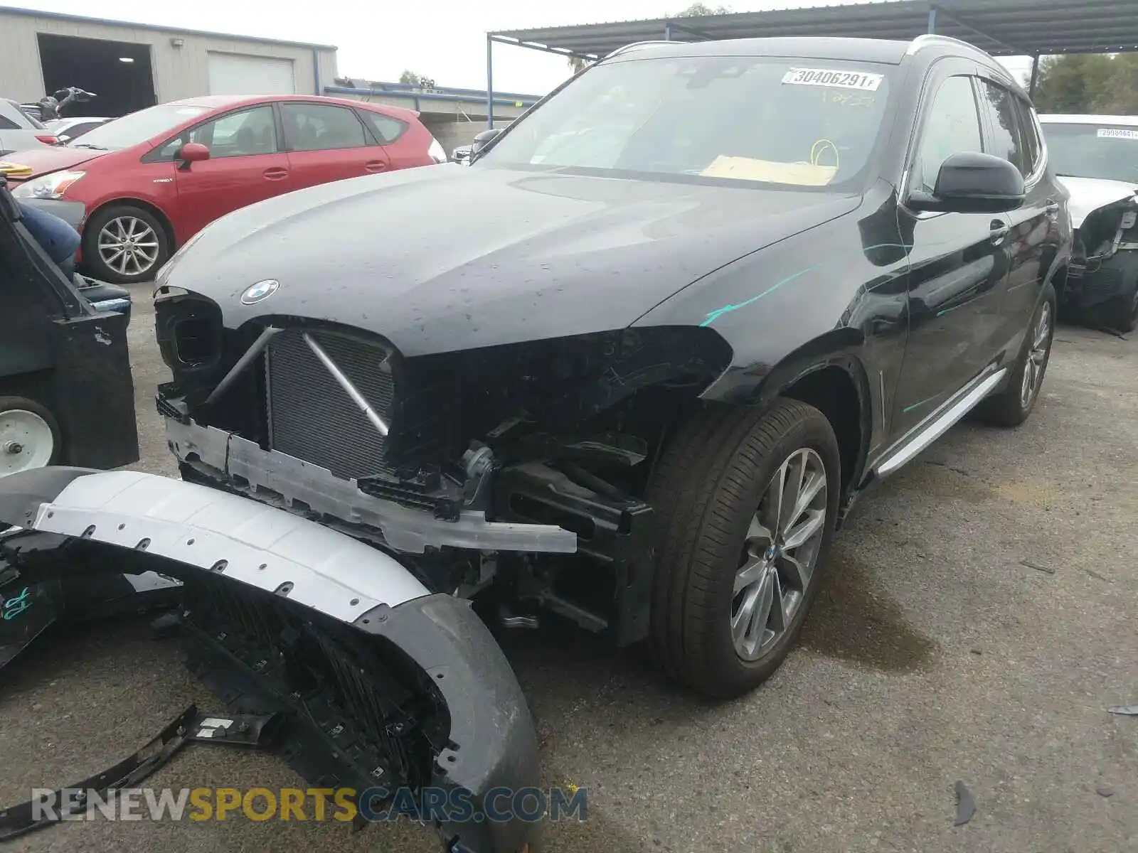 2 Photograph of a damaged car 5UXTR7C5XKLF37559 BMW X3 2019