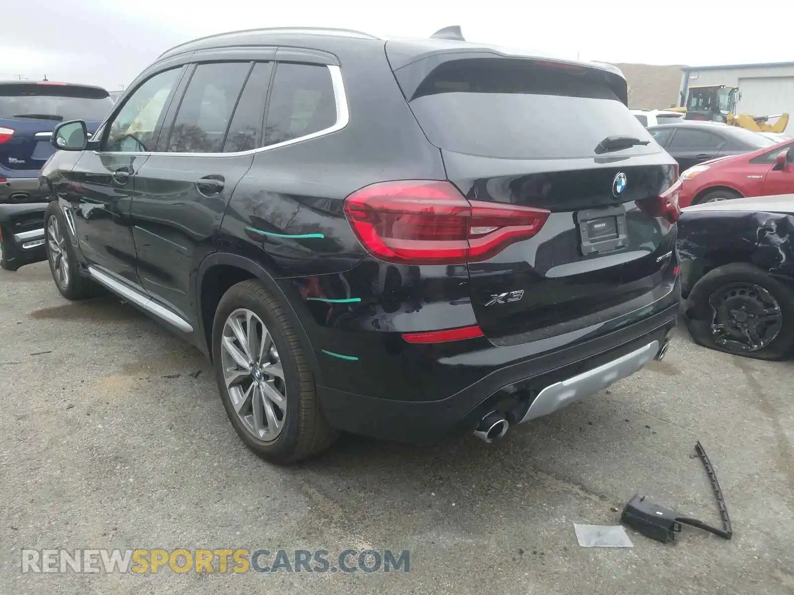 3 Photograph of a damaged car 5UXTR7C5XKLF37559 BMW X3 2019