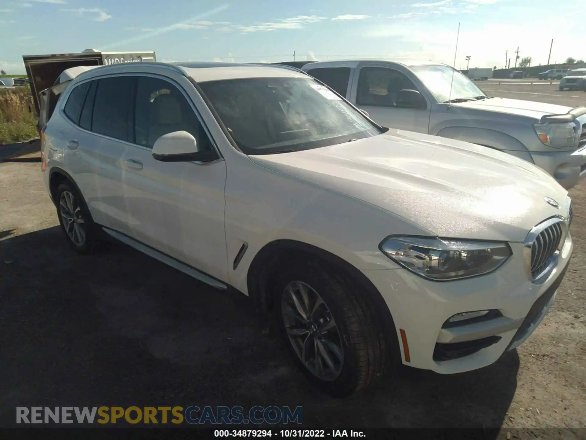 1 Photograph of a damaged car 5UXTR7C5XKLR45086 BMW X3 2019