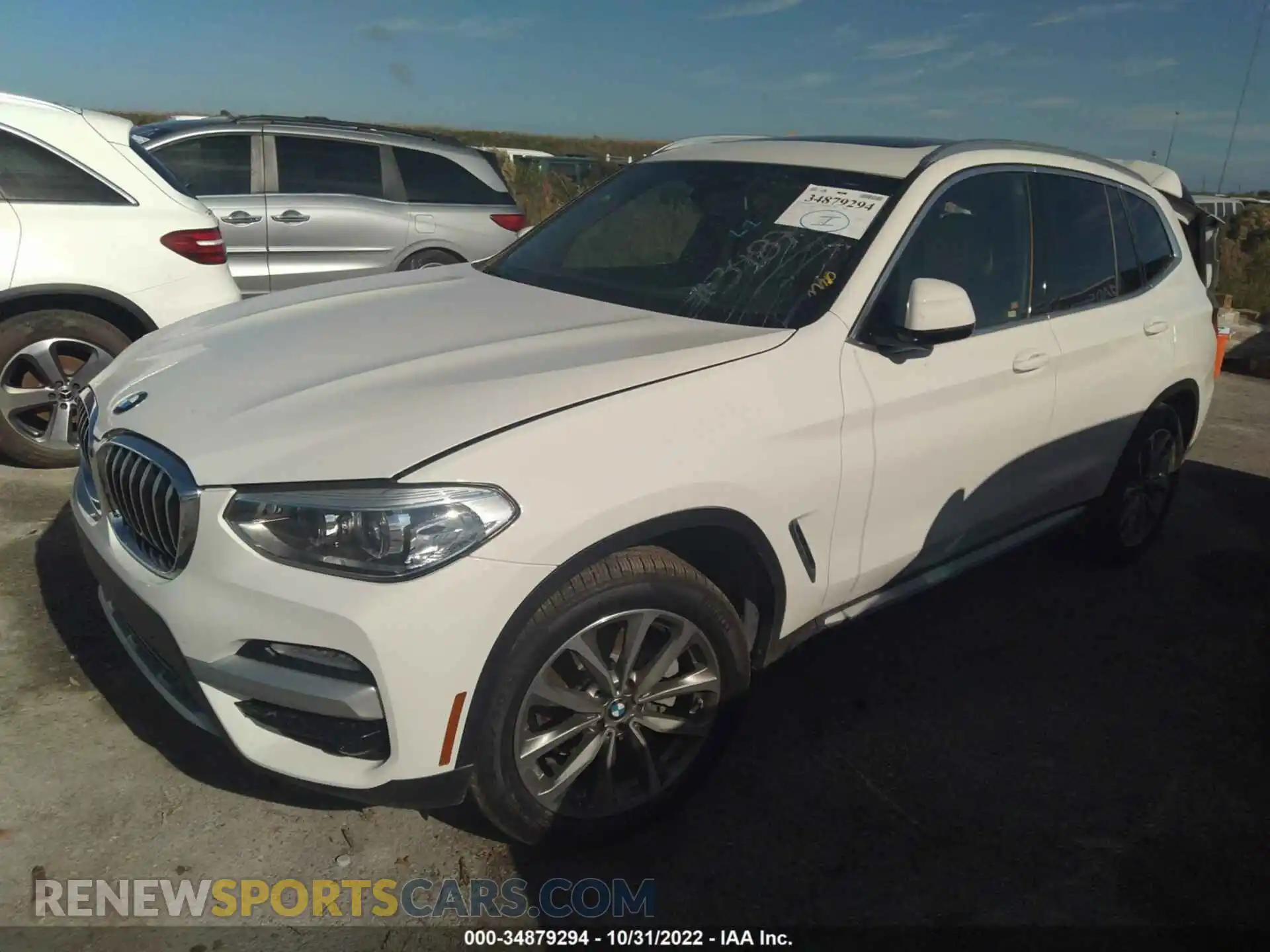 2 Photograph of a damaged car 5UXTR7C5XKLR45086 BMW X3 2019