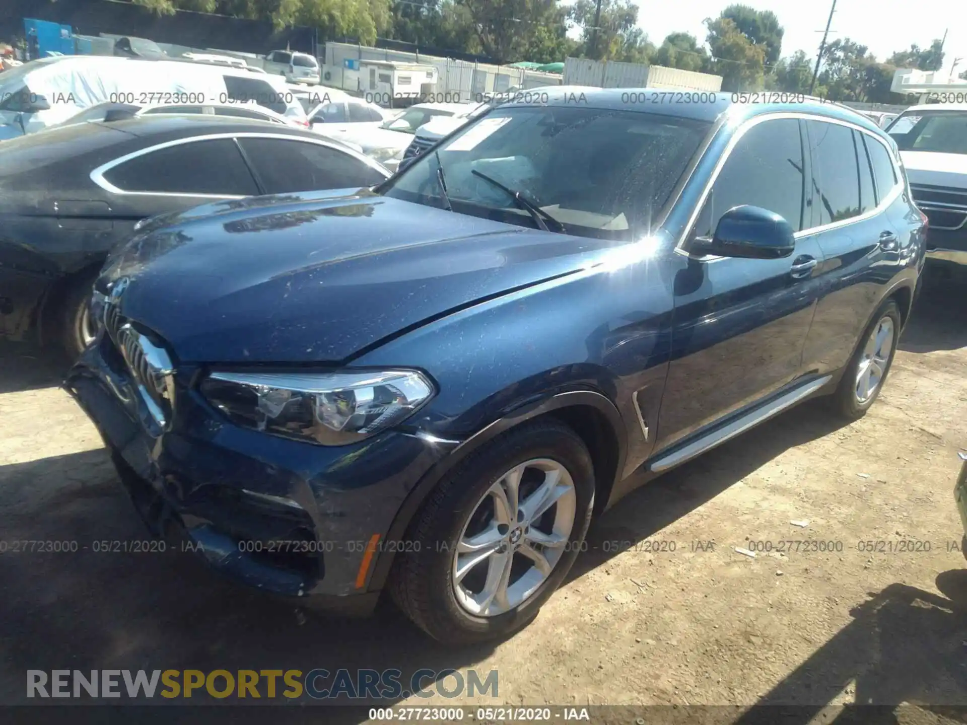 2 Photograph of a damaged car 5UXTR7C5XKLR48778 BMW X3 2019