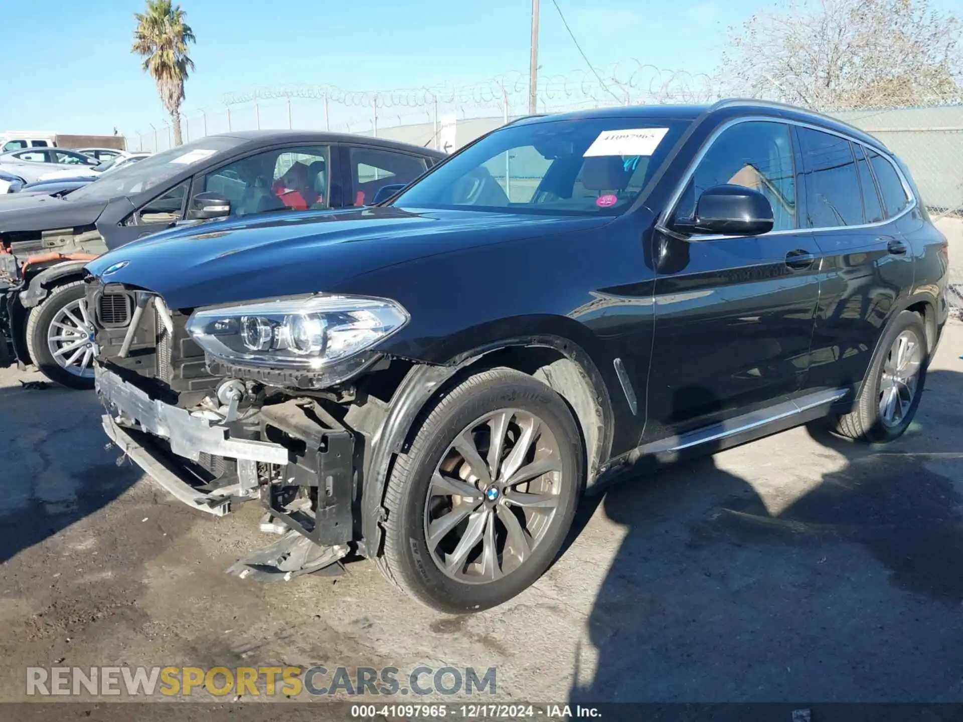 2 Photograph of a damaged car 5UXTR7C5XKLR50255 BMW X3 2019