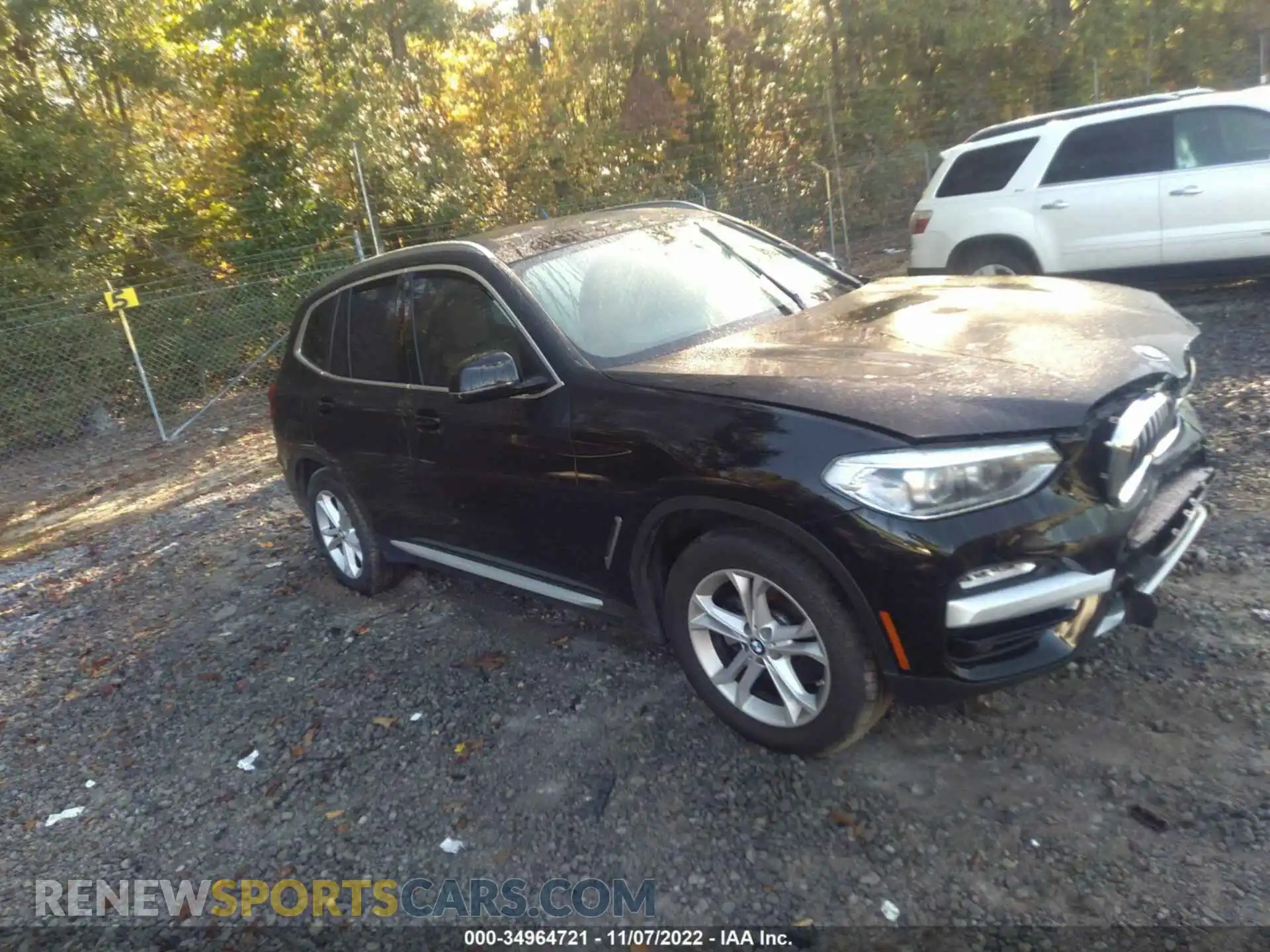 1 Photograph of a damaged car 5UXTR7C5XKLR51597 BMW X3 2019