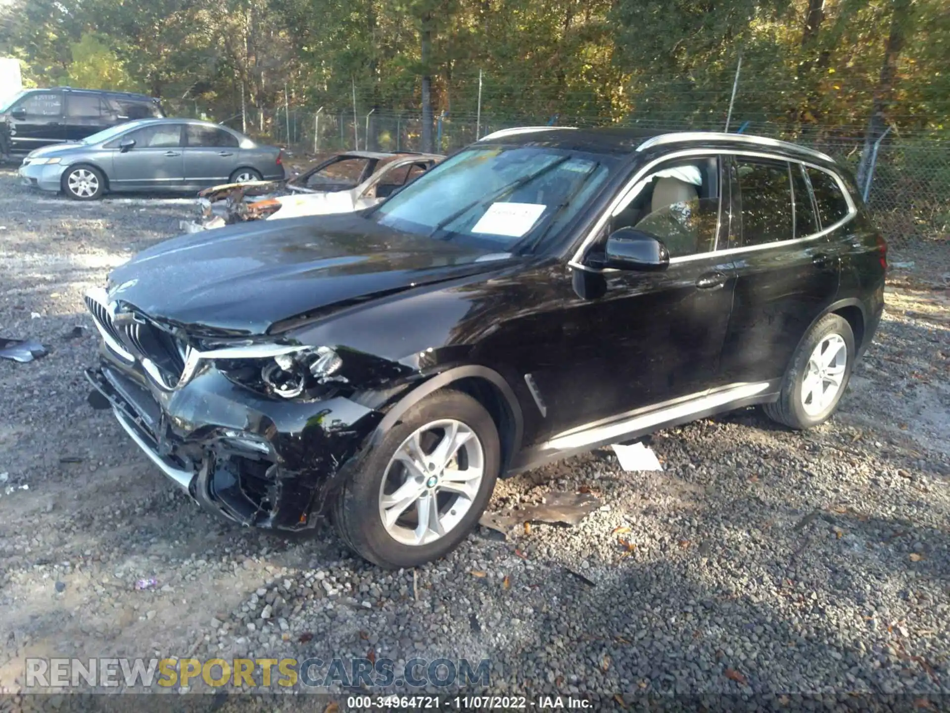 2 Photograph of a damaged car 5UXTR7C5XKLR51597 BMW X3 2019