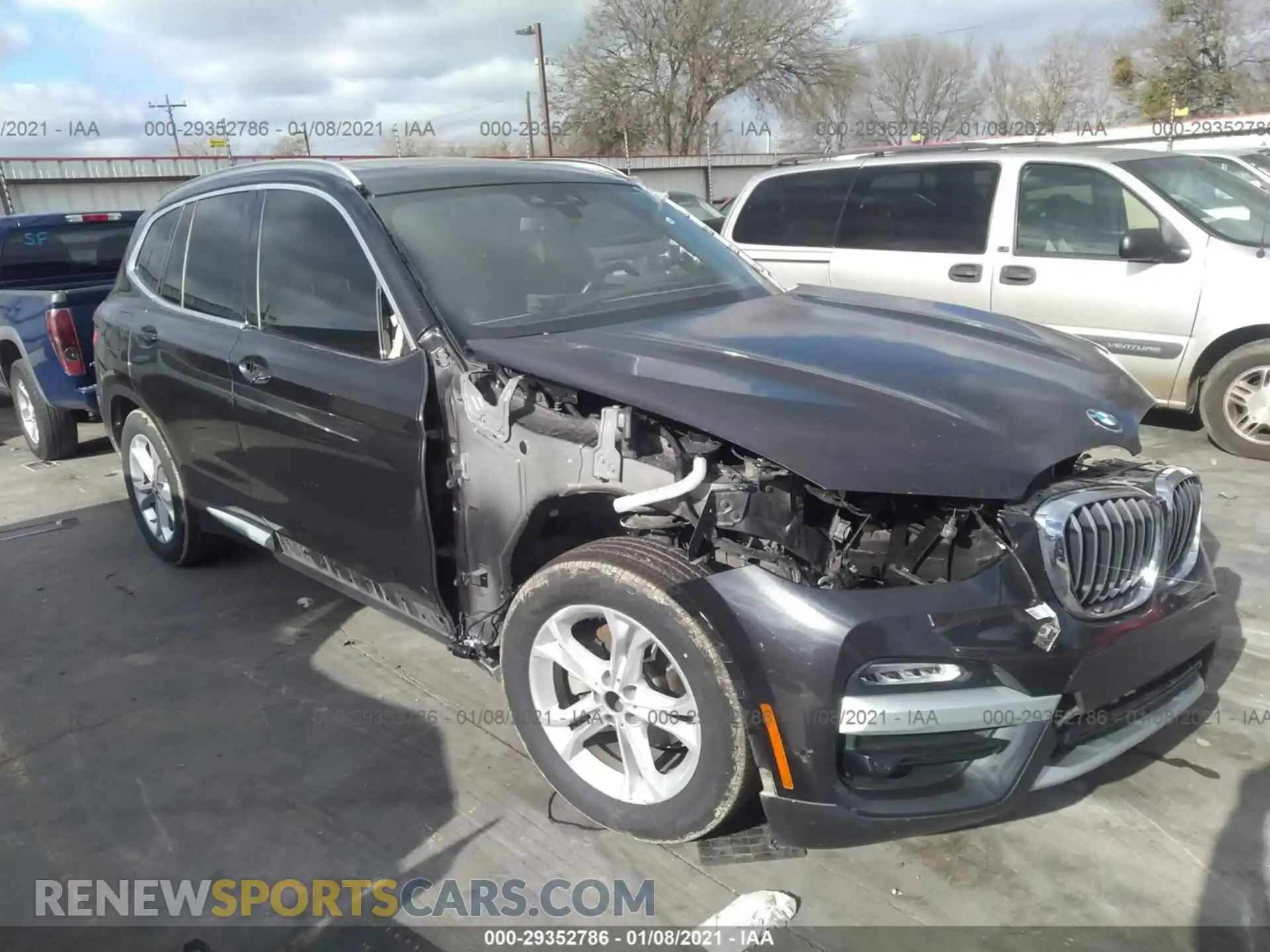 1 Photograph of a damaged car 5UXTR9C50KLD92818 BMW X3 2019