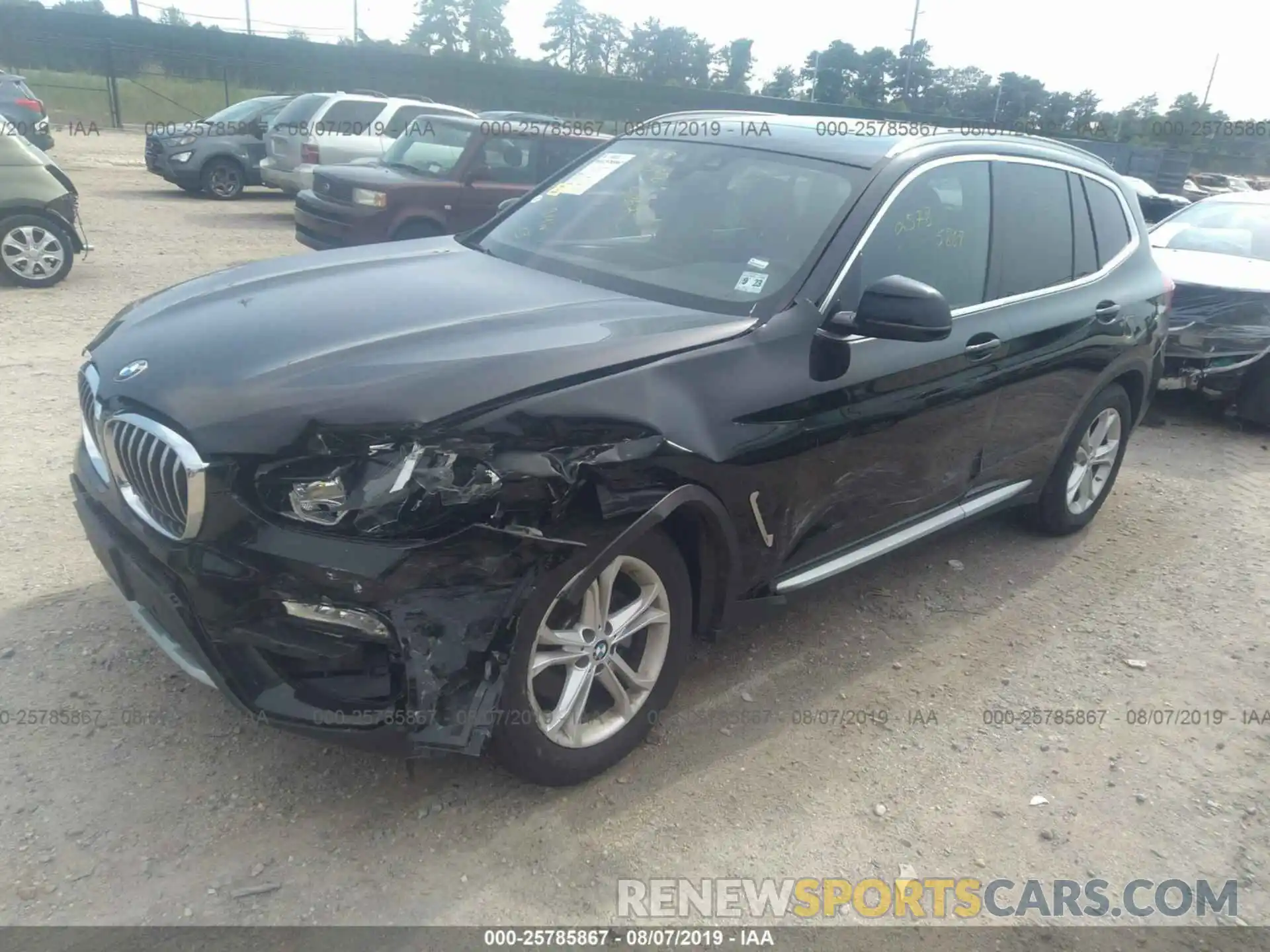 2 Photograph of a damaged car 5UXTR9C50KLD94357 BMW X3 2019