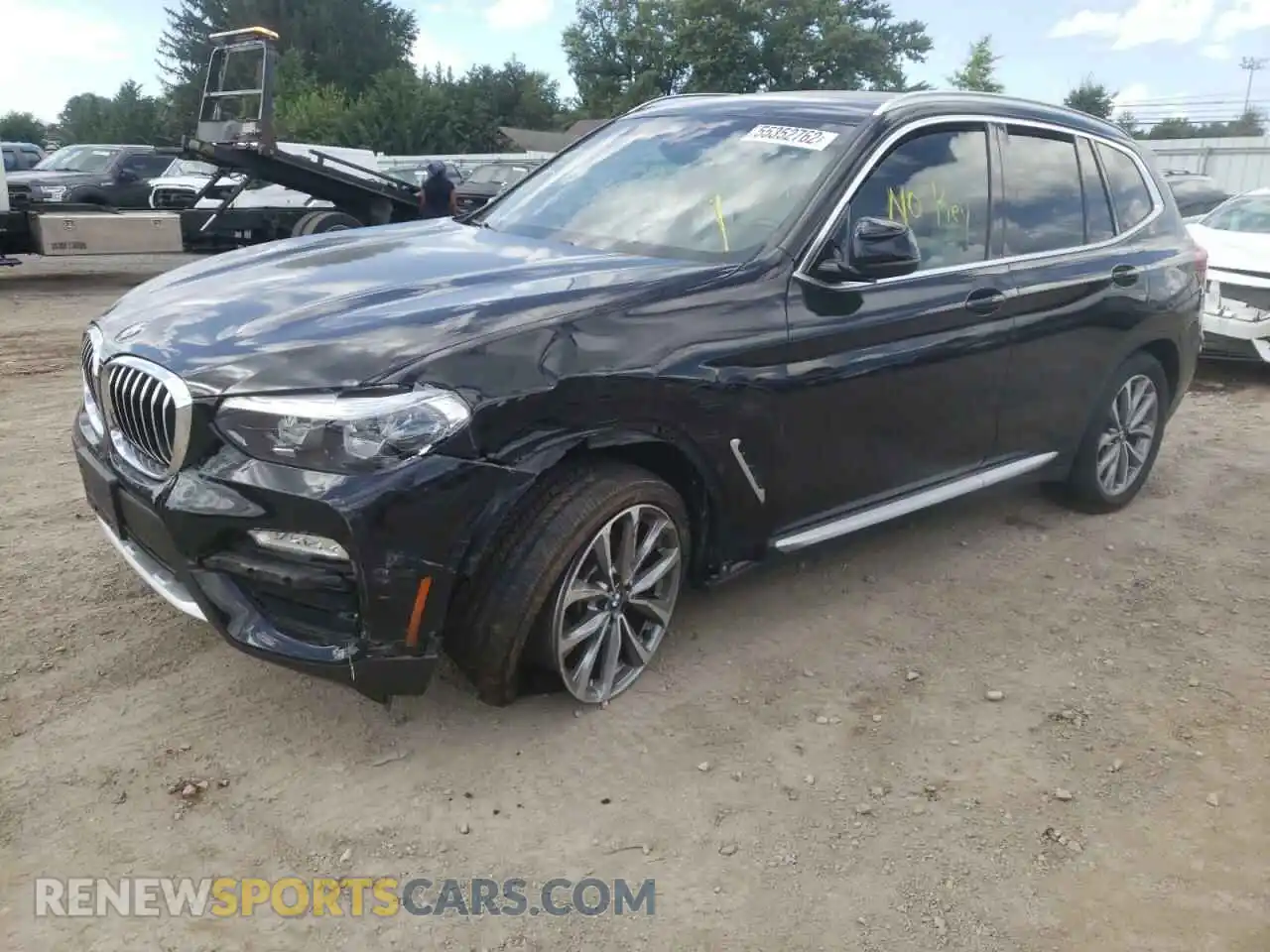2 Photograph of a damaged car 5UXTR9C50KLE15269 BMW X3 2019