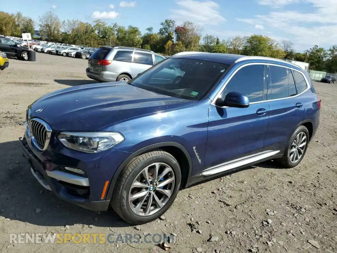 1 Photograph of a damaged car 5UXTR9C50KLP76952 BMW X3 2019