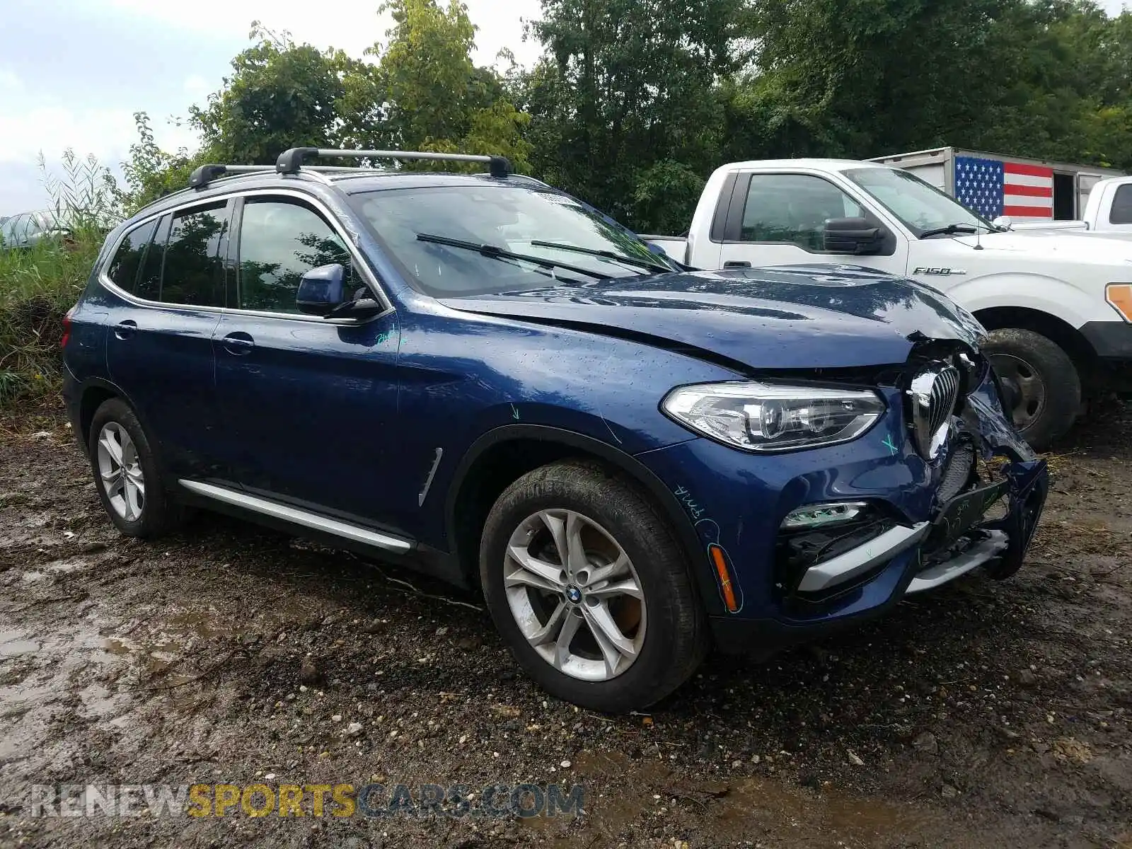 1 Photograph of a damaged car 5UXTR9C50KLR07569 BMW X3 2019