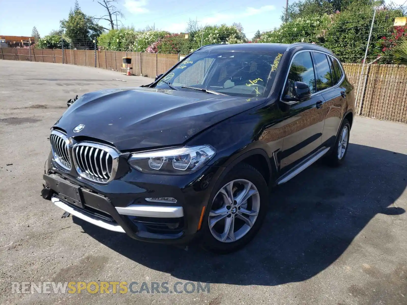 2 Photograph of a damaged car 5UXTR9C50KLR10973 BMW X3 2019