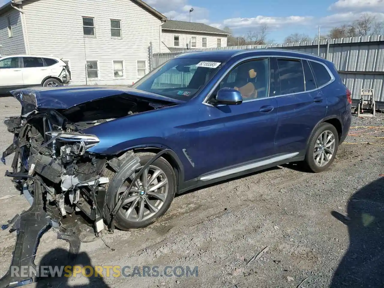 1 Photograph of a damaged car 5UXTR9C51KLD98949 BMW X3 2019
