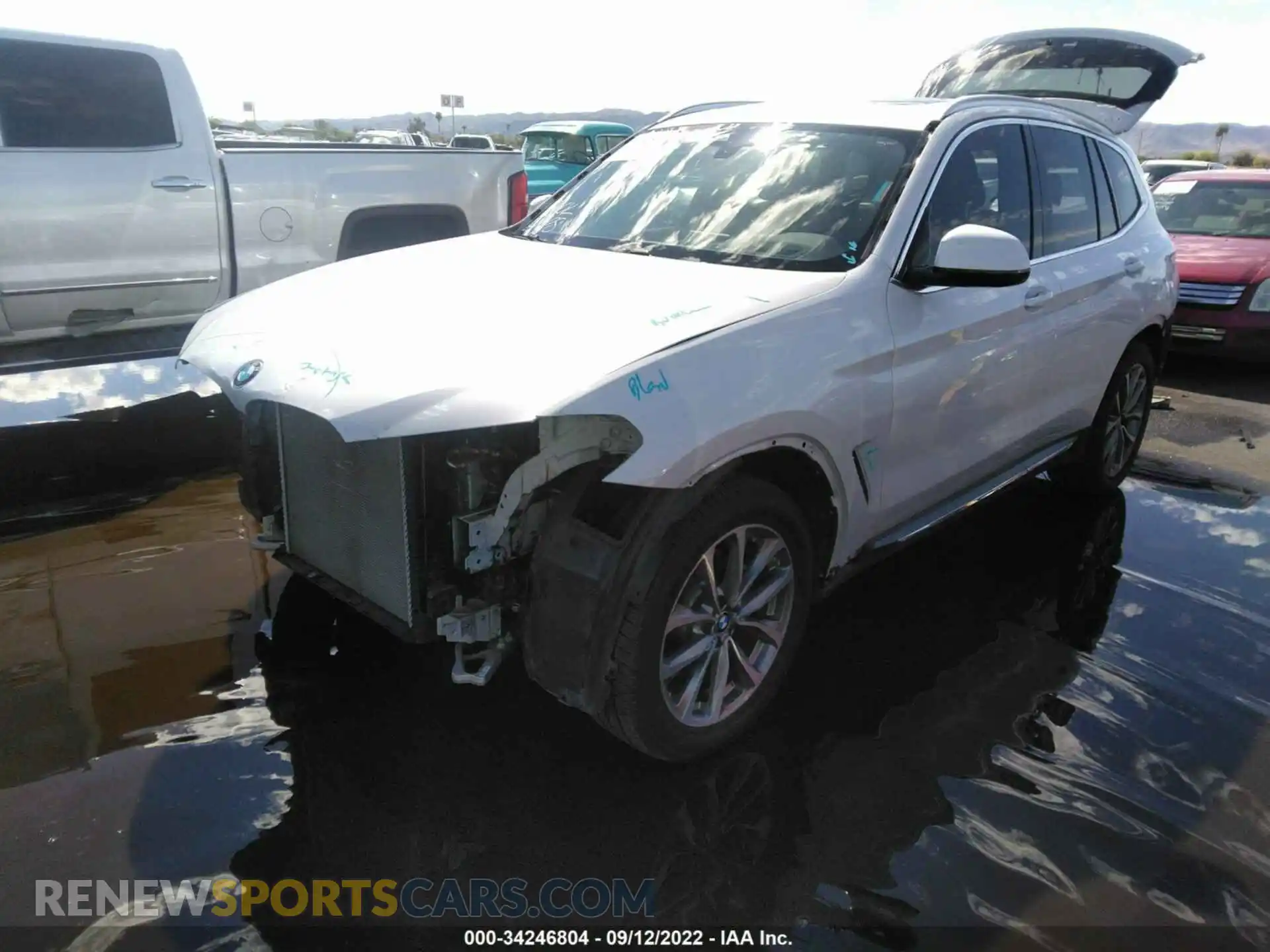2 Photograph of a damaged car 5UXTR9C51KLE12624 BMW X3 2019