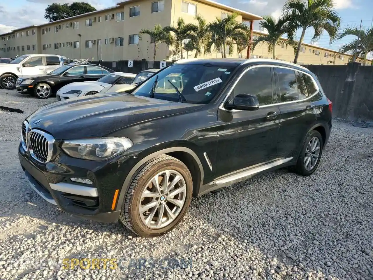 1 Photograph of a damaged car 5UXTR9C51KLE17550 BMW X3 2019