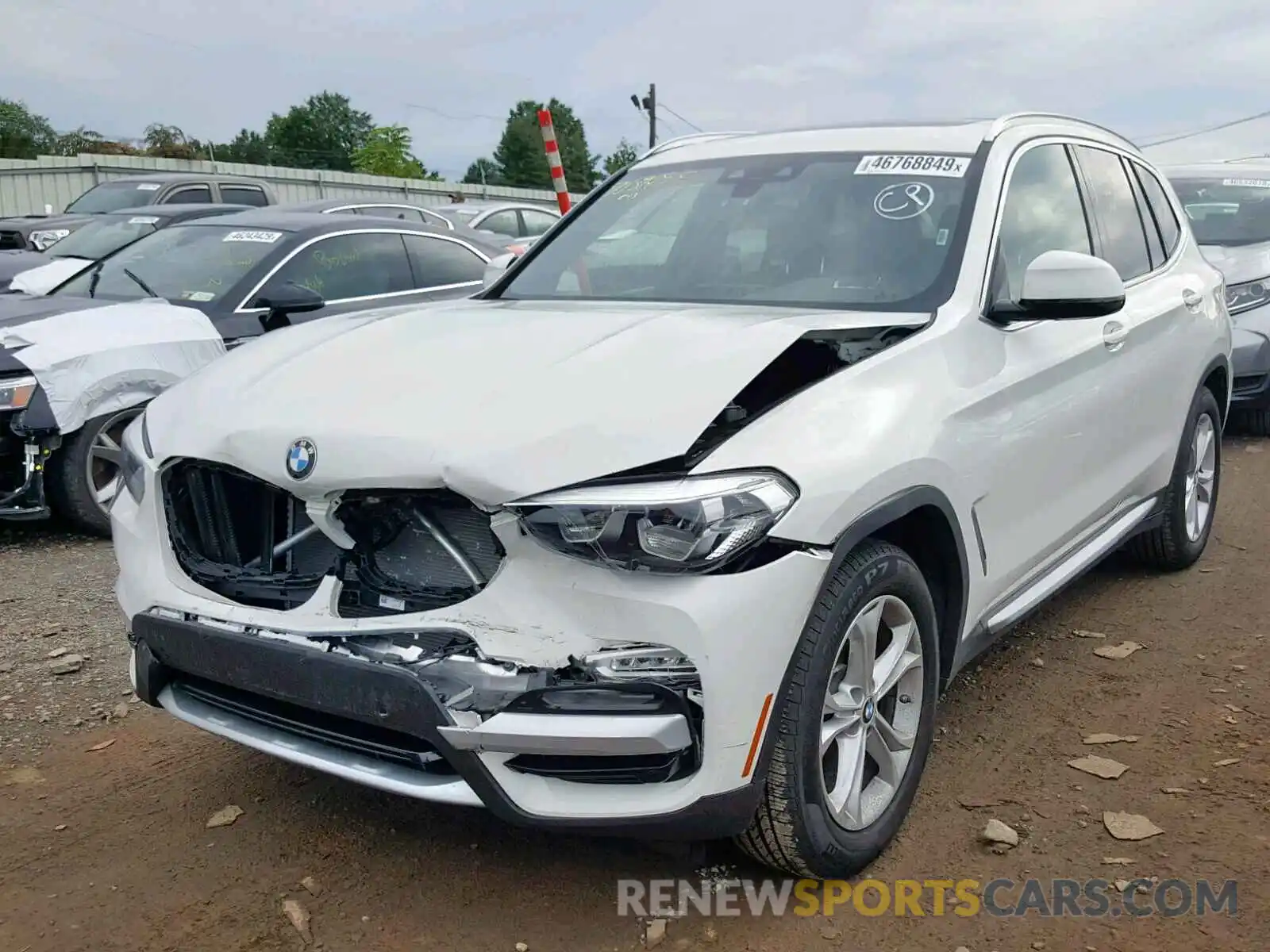 2 Photograph of a damaged car 5UXTR9C51KLE18309 BMW X3 2019