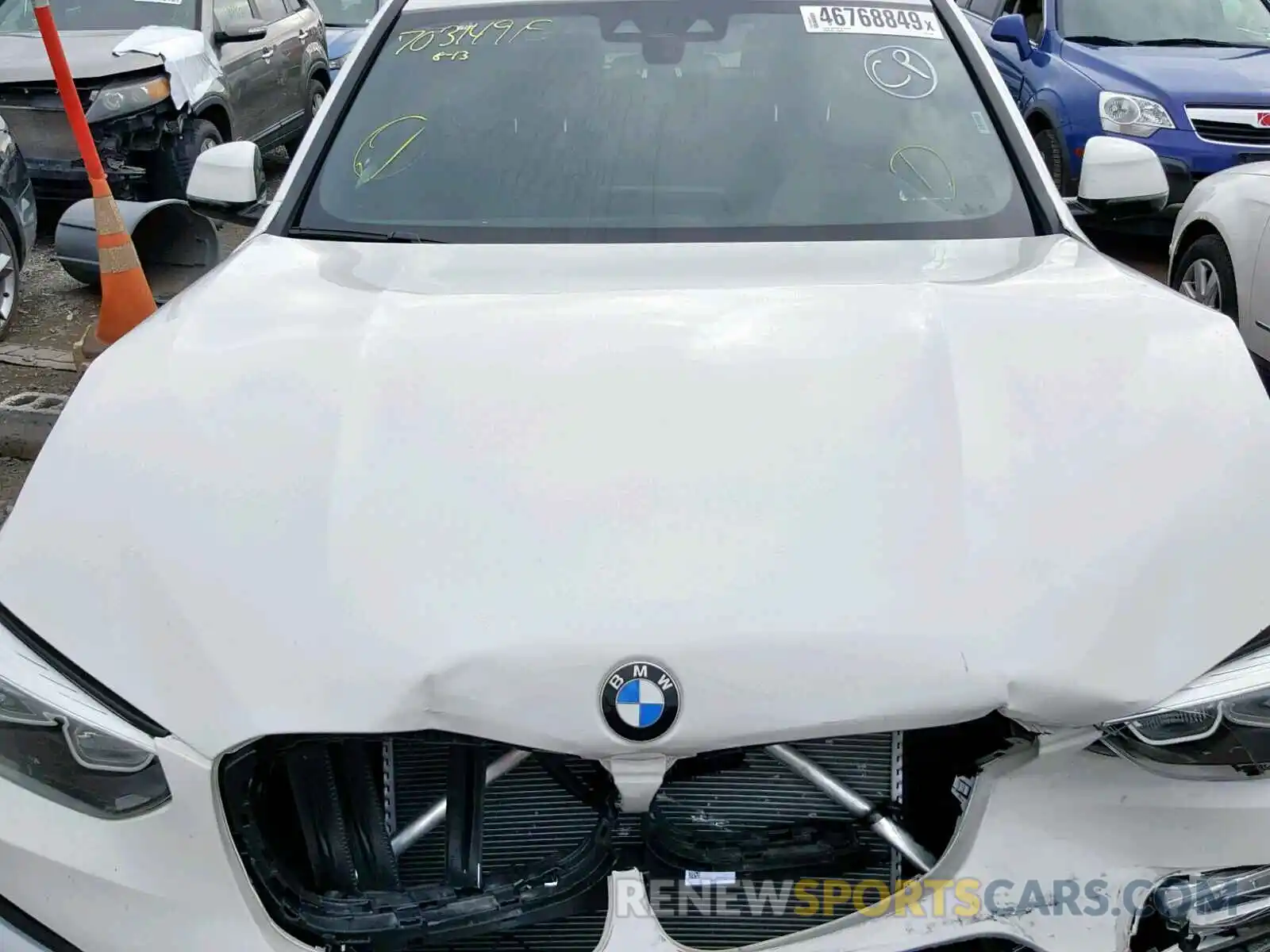 7 Photograph of a damaged car 5UXTR9C51KLE18309 BMW X3 2019