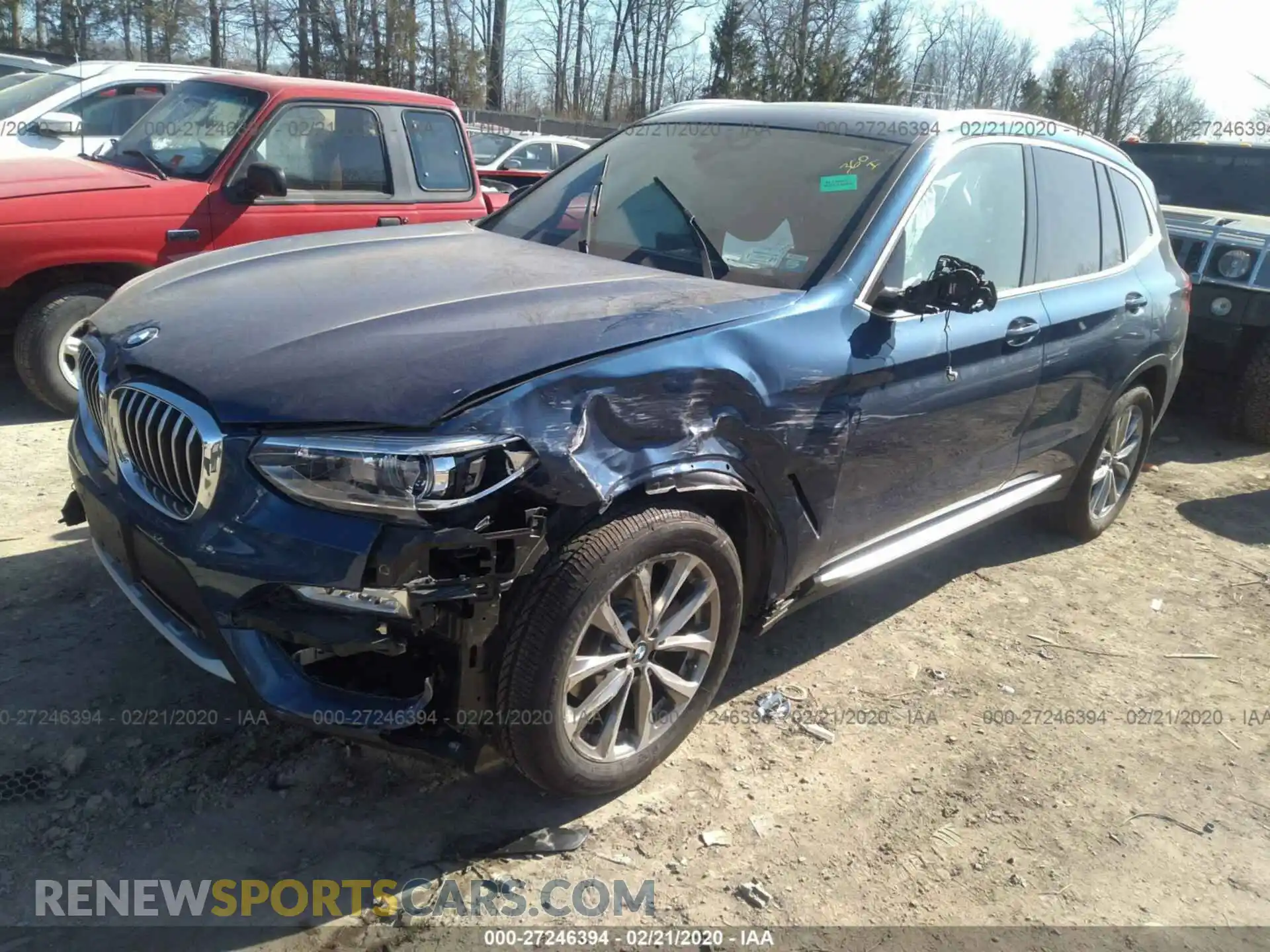 2 Photograph of a damaged car 5UXTR9C51KLE19802 BMW X3 2019
