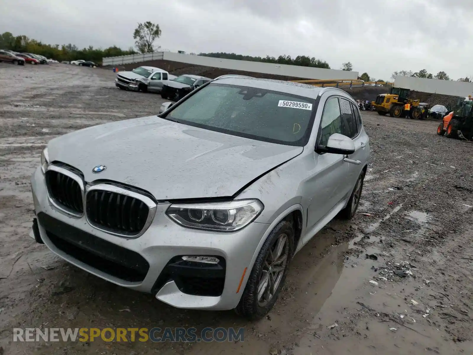 2 Photograph of a damaged car 5UXTR9C51KLP83828 BMW X3 2019