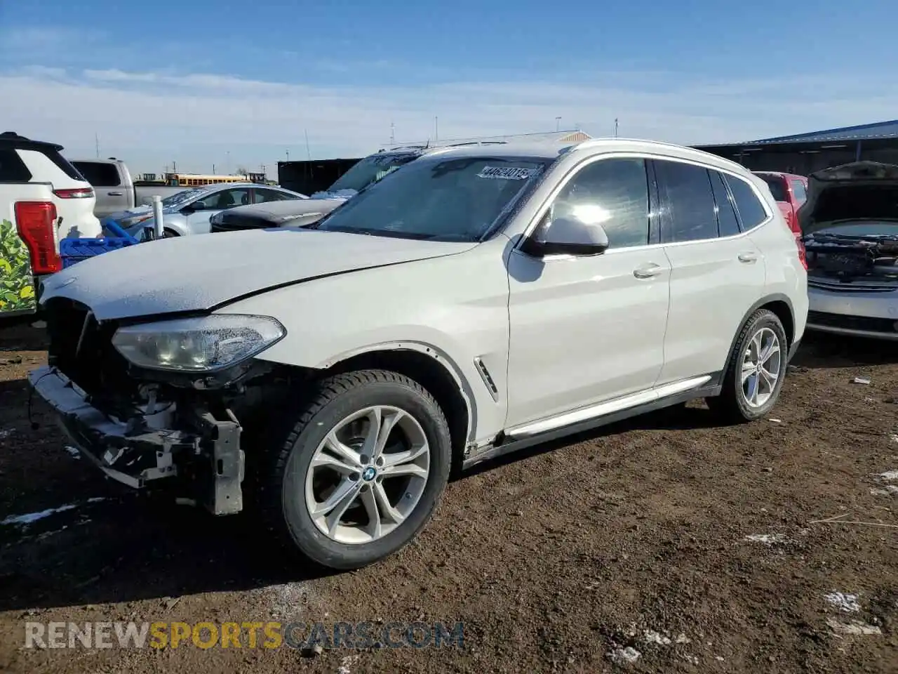 1 Photograph of a damaged car 5UXTR9C51KLP84090 BMW X3 2019