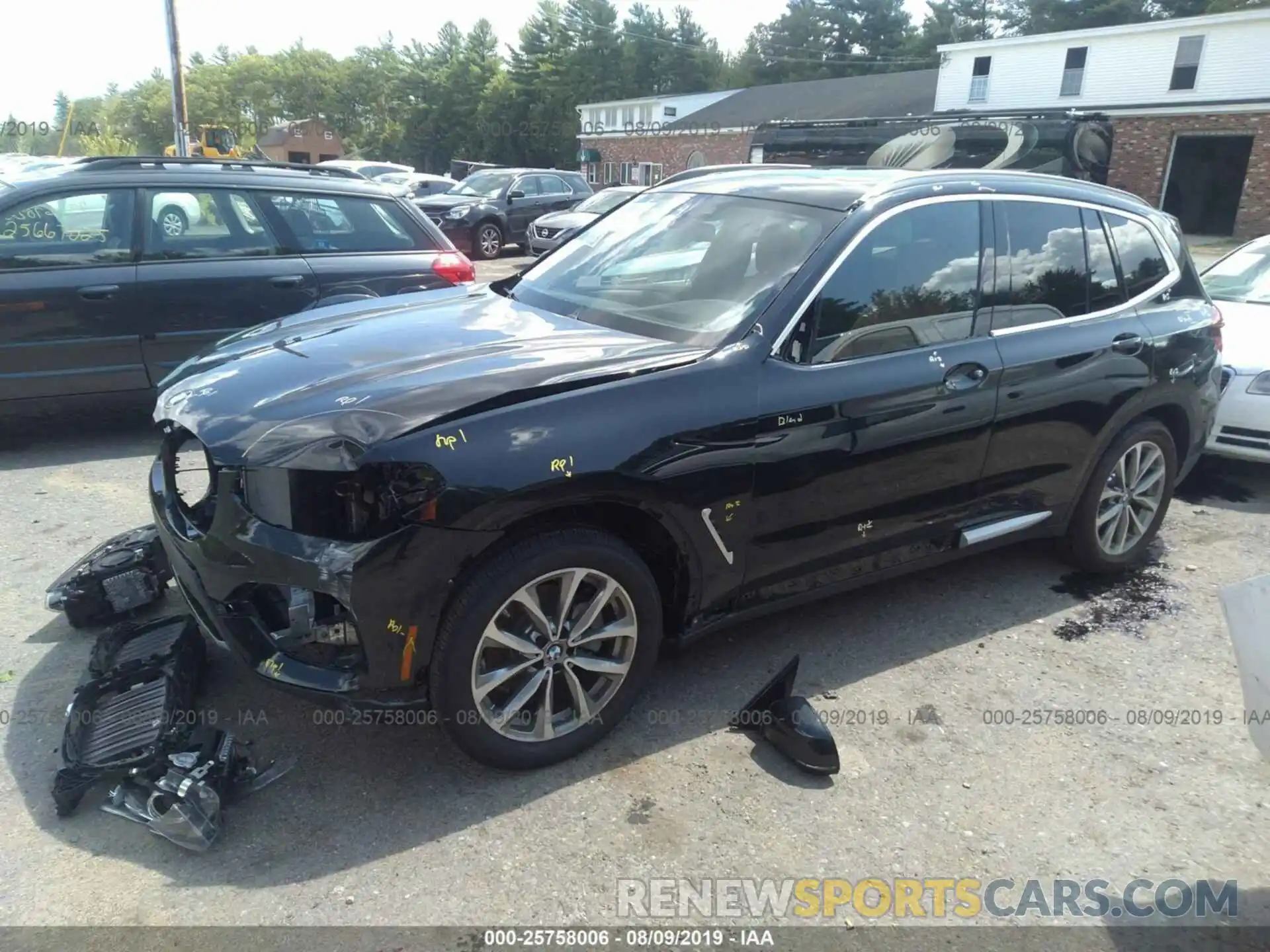 2 Photograph of a damaged car 5UXTR9C51KLP86048 BMW X3 2019