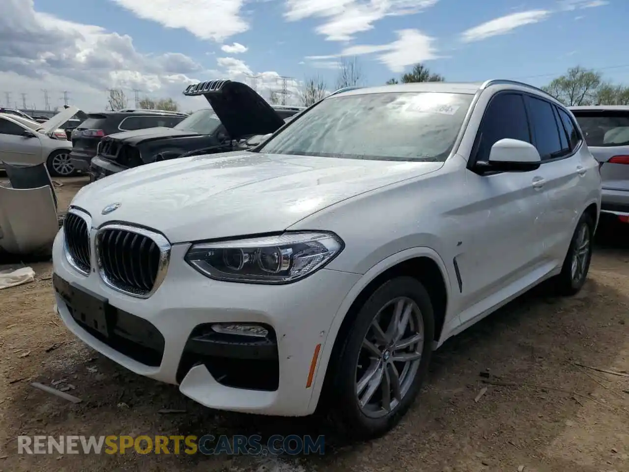 1 Photograph of a damaged car 5UXTR9C51KLP86101 BMW X3 2019